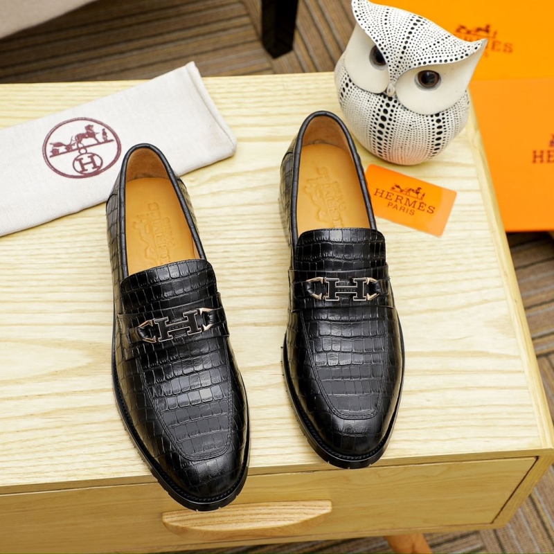 H**mes leather shoes